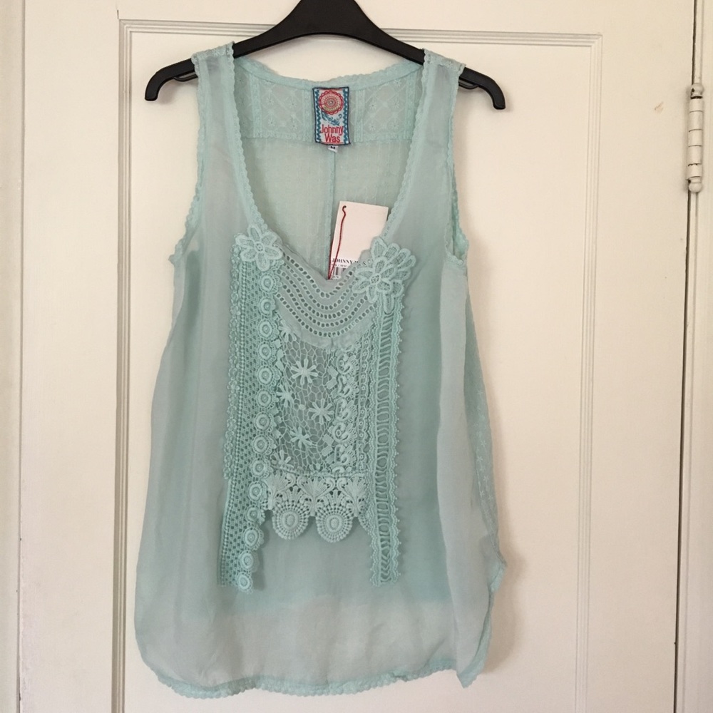 Johnny Was tank size M NWT